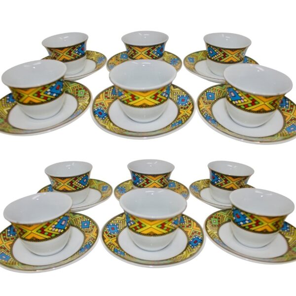 Finjal Edyat Design-Coffee Cups Set 12pcs
