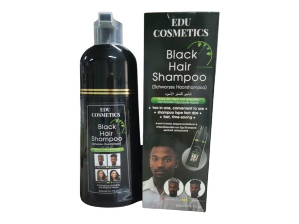 Black hair shampoo